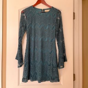 Altar’d State Green Lace Dress